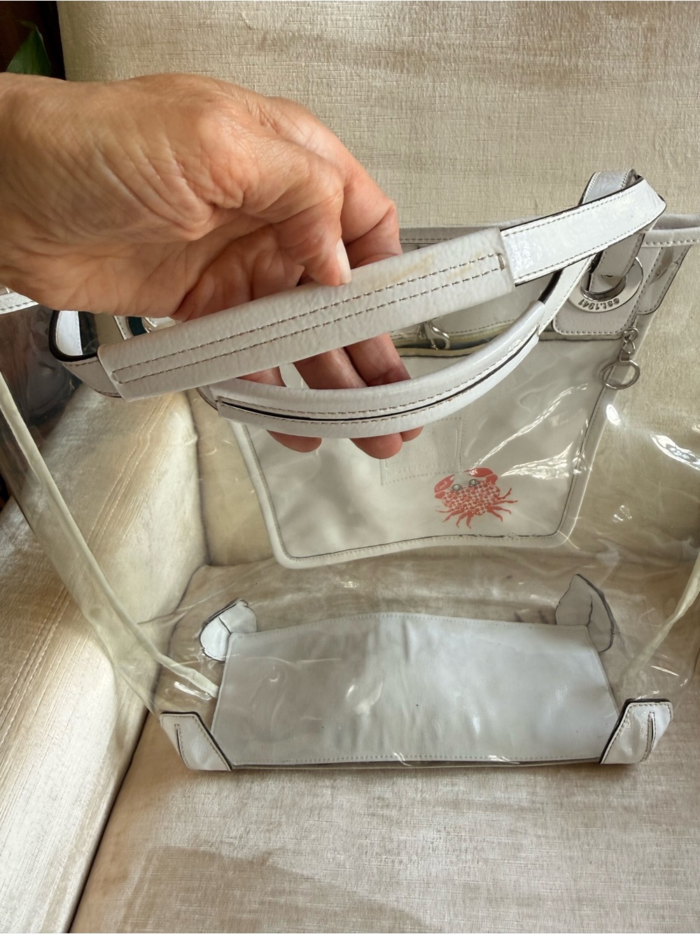 Rare Coach F16594 clear tote - Picture 14 of 16